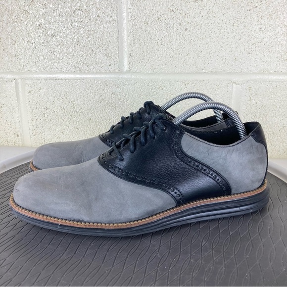 Cole Haan Other - Cole Haan Original Grand Saddle II Two Tone Gray Oxford Shoes Size 8.5
